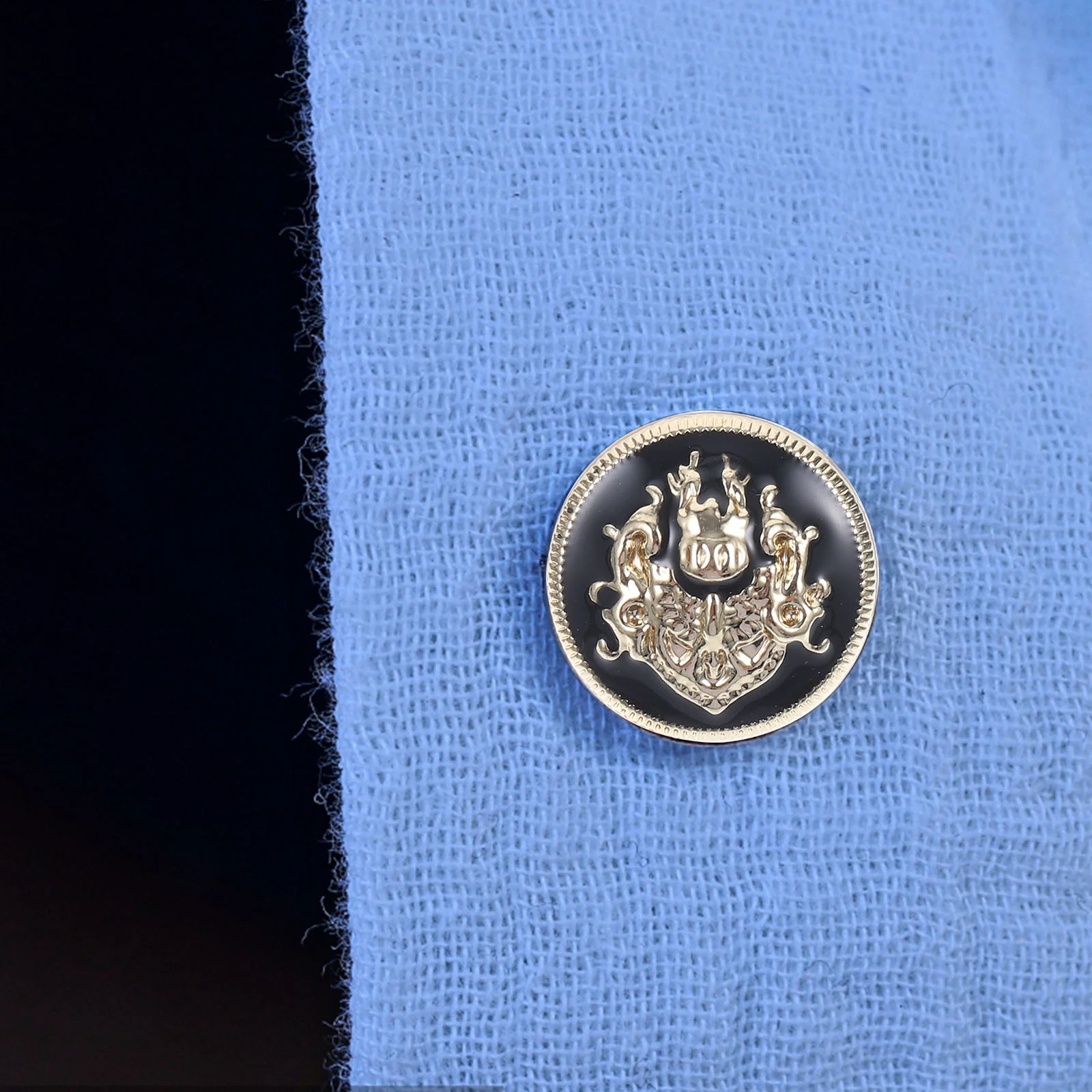 

10 Pcs Buttons Crafts Coats Buttons Retro Style Buttons Uniform Buttons Enamel Blazer Buttons