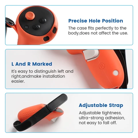 Набор силиконовых чехлов для Meta Quest 3  Tahnuhna