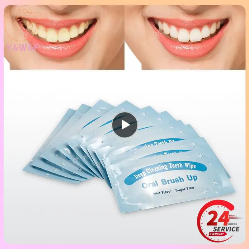 

Teeth Whitening Teeth Wipe Oral Brush Up Clean Textured Finger Deep Cleaning Wipes Tooth Oral Hygiene