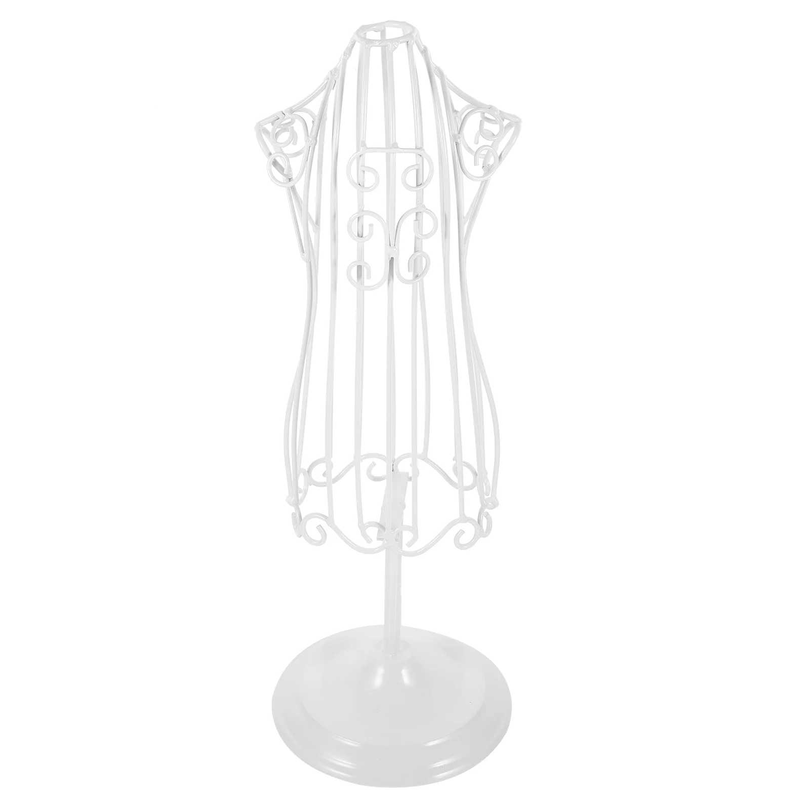 

Body Iron Mannequin Stand Infant Kids Coat Hangers Gown Display Miniature Model