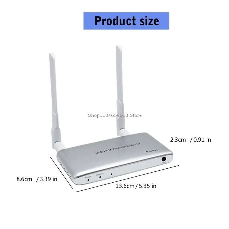 Двухдиапазонный Wi-Fi беспроводной удлинитель 200 м USB KVM передатчик с поддержкой HDCP1.3 1080P для профессиональных (art.: 3920d7fd94fa5) - 3920d7fd94fa5