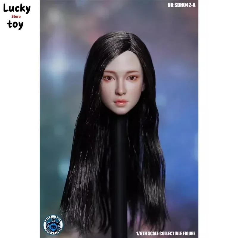 Супер утка 1/6 фигурка голова Лепка модель SDH042 азиатская Красота женская резьба