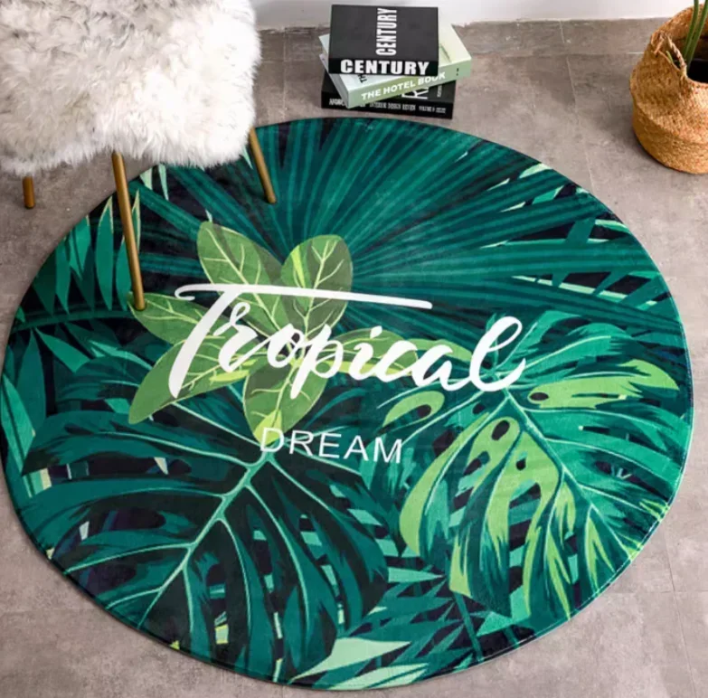 Круглый ковер детский прикроватный подвесная корзина подвесные коврики для