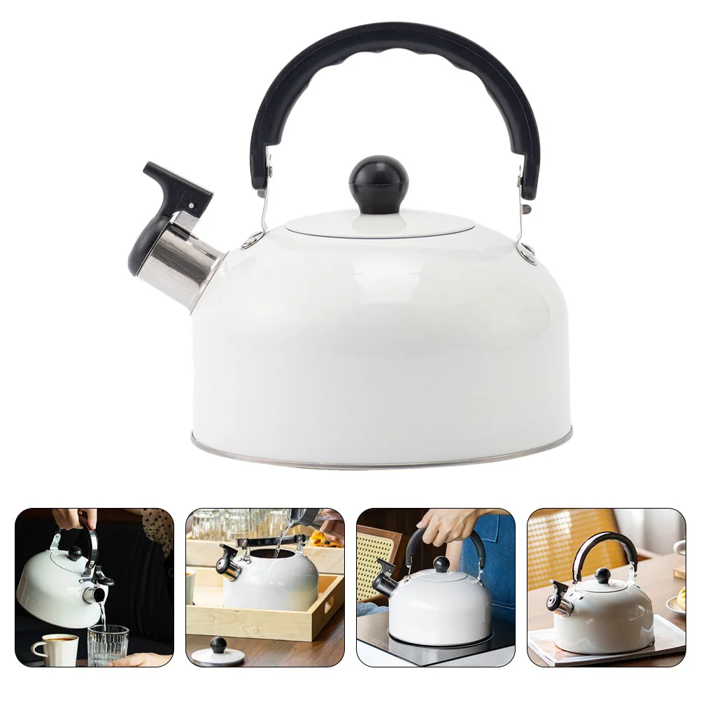 

Kettle Tea Stovetop Whistling Water Stainless Pot Kettles Steel Stove Boiling Teapot Boiler Coffee Camping Gas Teapots Whistle