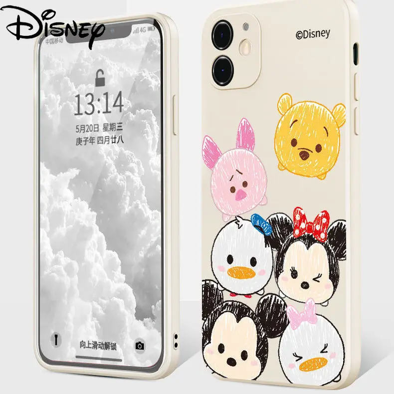 

Disney Winnie The Pooh Liquid Cartoon Phone Case for Iphone 11 12 13 Pro Max 11pro 11promax 12pro 12promax 13pro 13promxa Cover