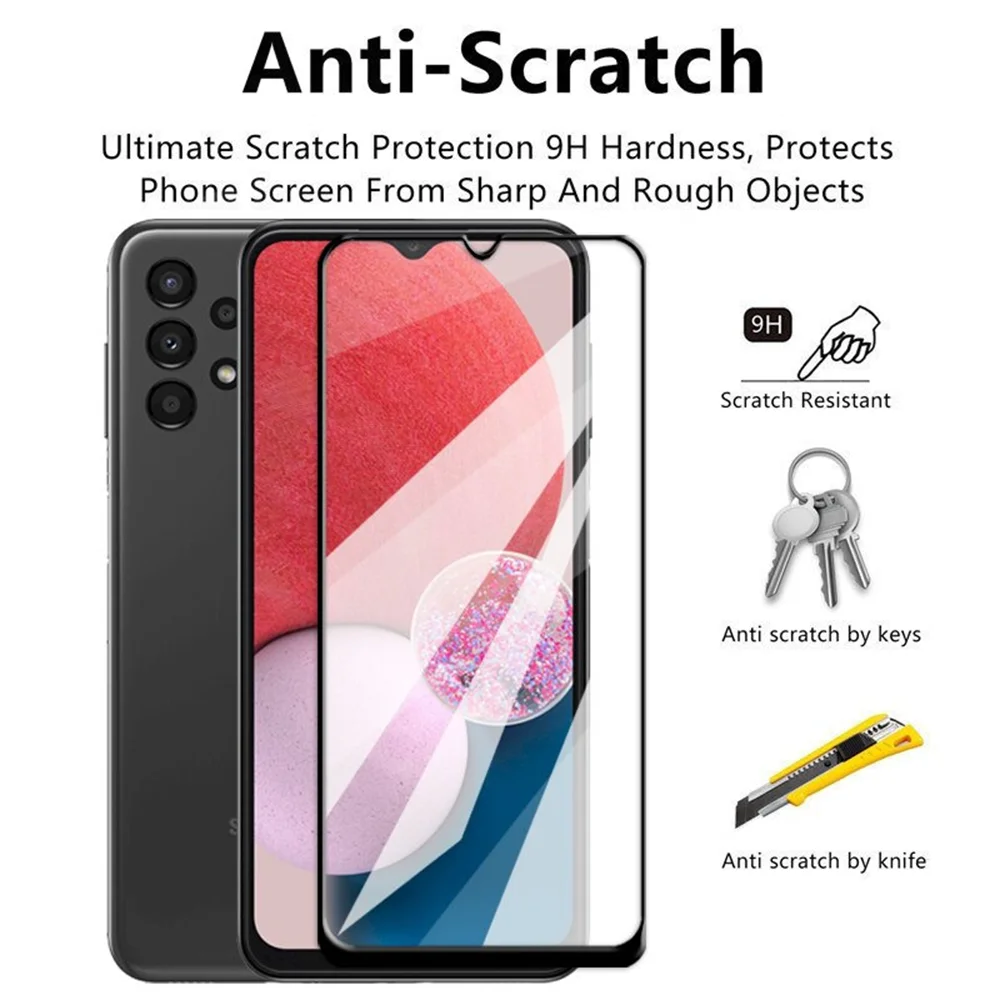 4 PCS 9D Tempered Glass Samsung Galaxy A13 4G A51 A52 A71 A22 A32 A53 Screen Protector M51 A52S 5G A21 Plus S10E A70 A73 Glass