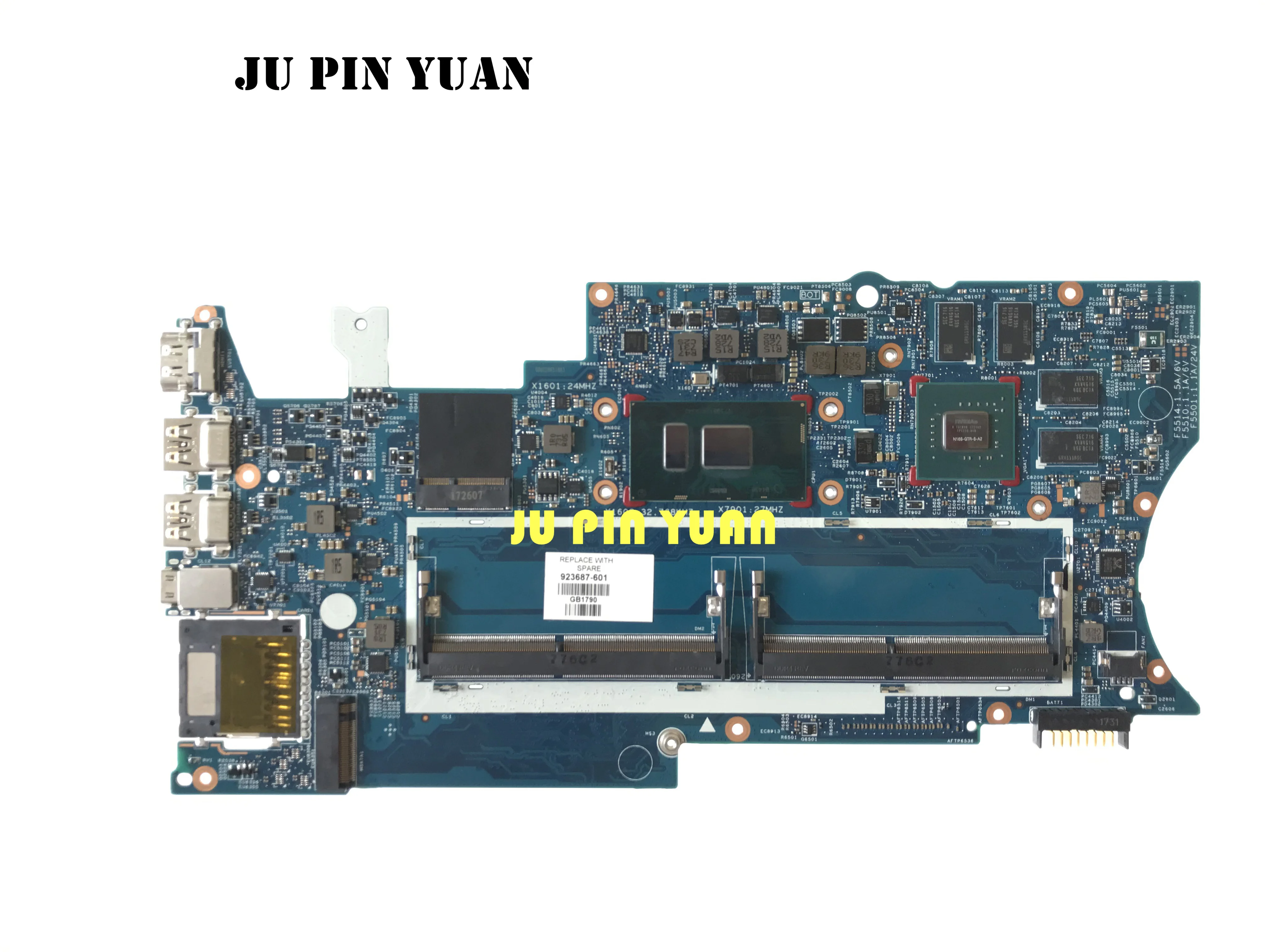

923687-001 923687-501 923687-601 16871-1 448.0BZ04.0011 для HP Envy X360 14-BA материнская плата для ноутбука I5-7200U ЦП 940MX/2 ГБ GPU