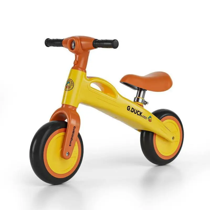 G Duck Brand Small Yellow Light Deluxe Balance Bicycle For Kid With Two Wheels Best Gifts For Children enlarge
