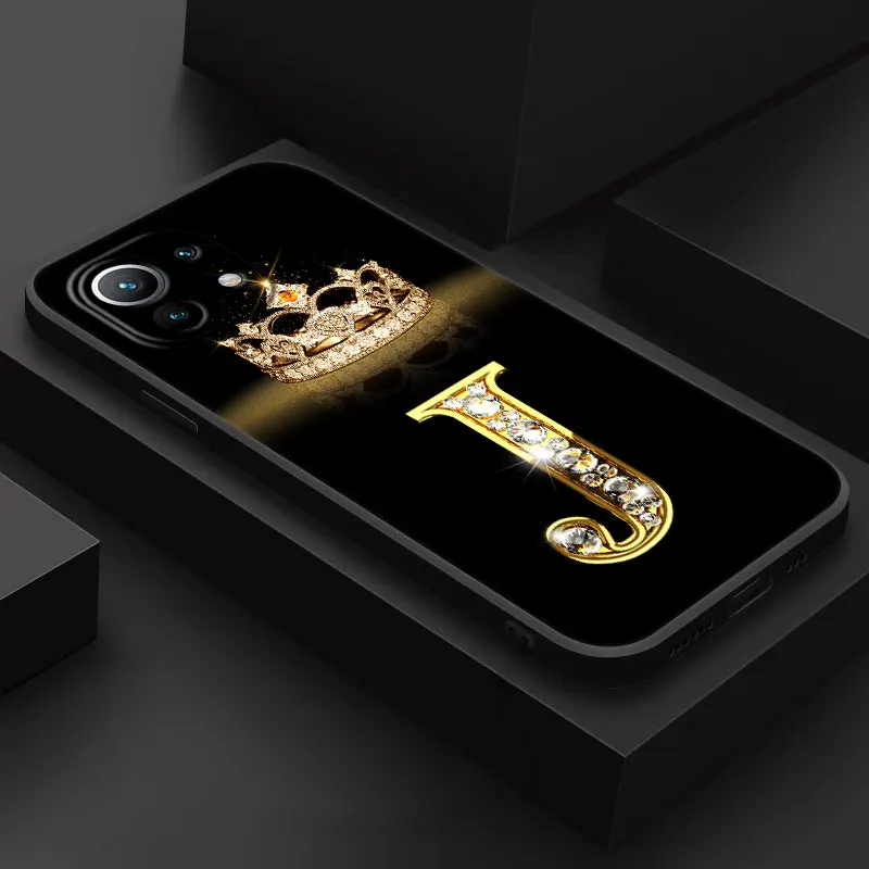Фото Чехол с буквами E M J F K L H I для Xiaomi 17T PRO Poco X6 X7 X8 M6 M7 M8 F6 F7 Pro Max 13T 14T 15T 17TPro 15 F8 Ultra №5