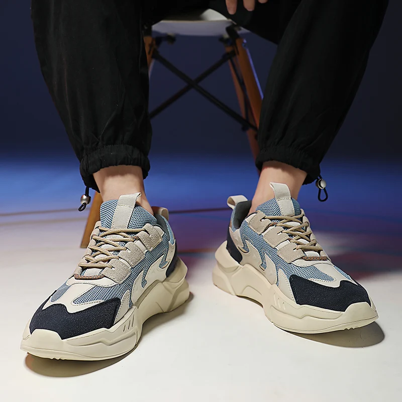 SALUDAS Male Shoes Men Sneakers Women Sports Shoes Couple Shoes Ins Fashion Casual Shoes Breathable Mesh Athletic Running Shoes