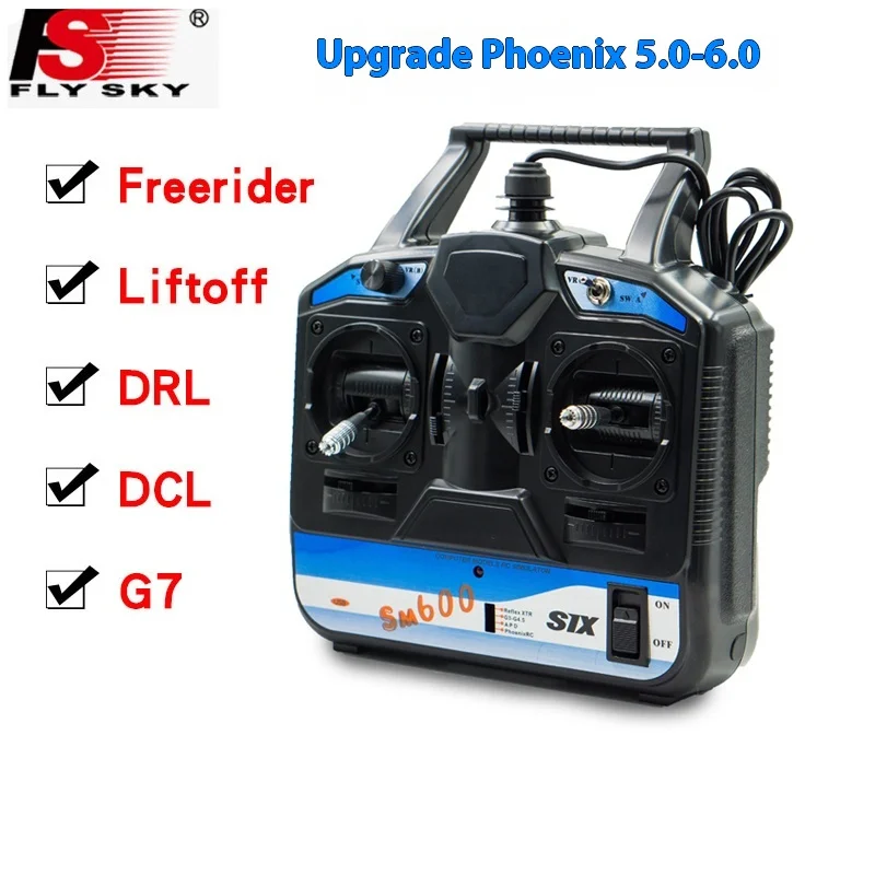 Симулятор Phoenix 5 0 6-канальный пульт дистанционного управления Fusi Sm600 используется