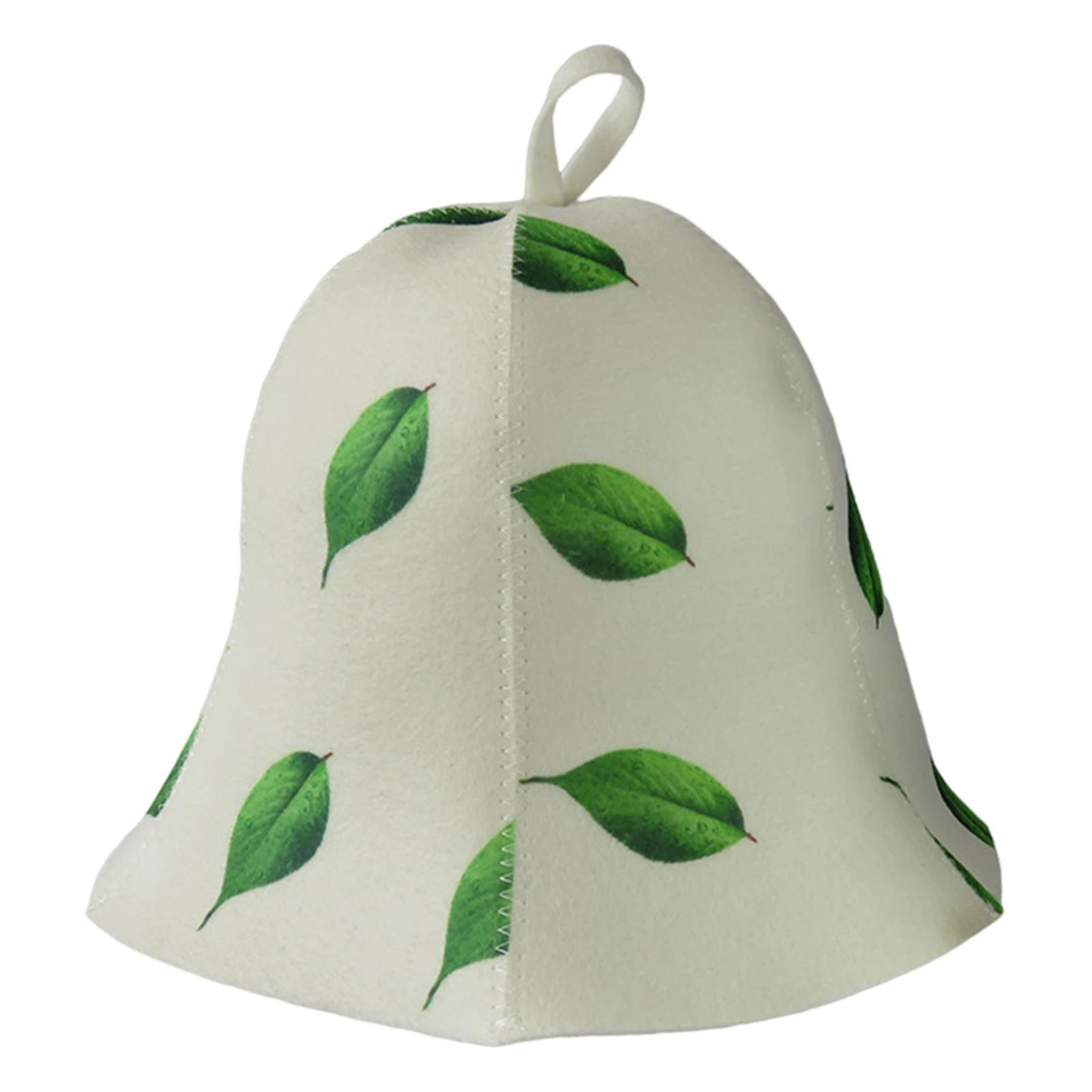 

Фетровая шляпа для сауны, портативный головной убор в русском стиле для защиты отеля, с узором листьев, для поглощения воды, горячая весна