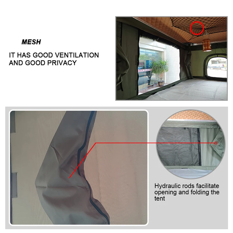 Выдвижная 4X4 жесткая крыша автомобиля верхняя палатка уличная Складная