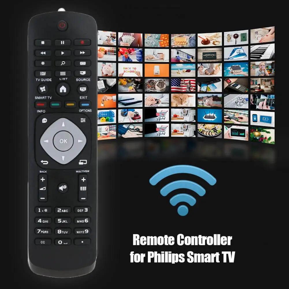 

Lightweight Solid LCD LED Smart TV Remote Controller Wear-resisting TV Remote No Programming Required
