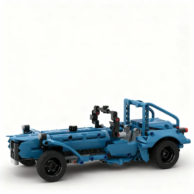 Фото Набор строительных блоков MOC Caterham Seven (524 детали) – альтернативная модель для сборки, архитектурная игрушка, рождественский подарок, креативный конструктор DIY №1