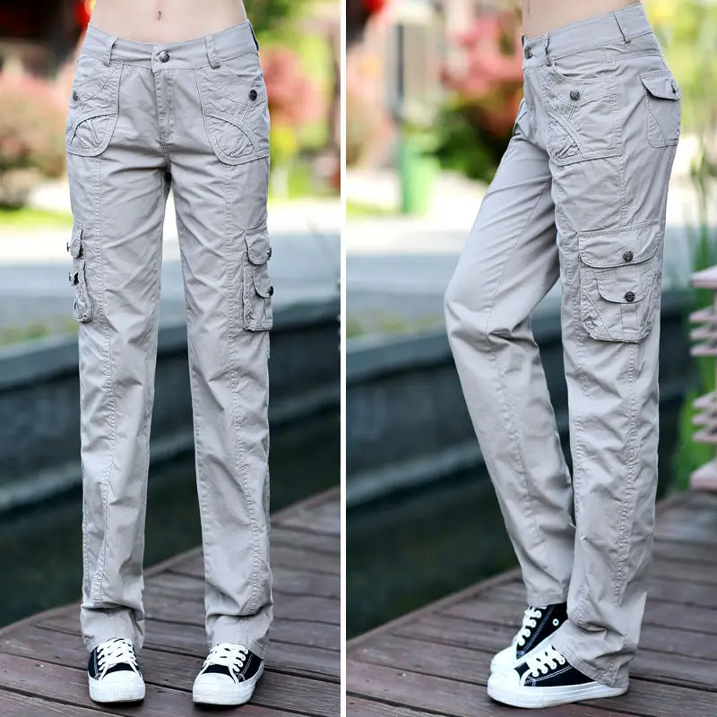 

Women Cargo Pants 2022 Harem Pants Fashion Punk Pockets Jogger Trousers Oversized Trousers Vintage Casual Loose Sweatpants Q01