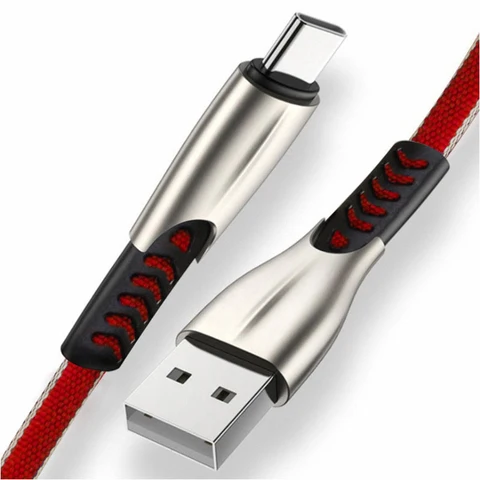 Кабель USB Type C из цинкового сплава 3A, супербыстрая зарядка, зарядное устройство для Huawei Mate TYPE-C 1 м, 2 м, 3 м