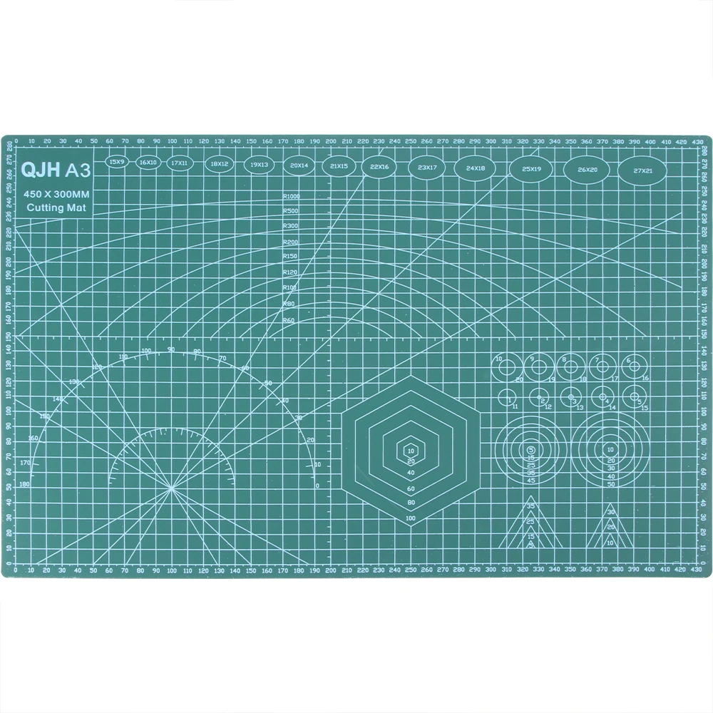 

PVC A3 A2 DIY Craft Cutting Mat Multipurpose Self Healing Cutting Mats for Quilting Double-Sided Leather Tools Mat for Cutting