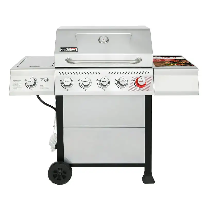 

GA5401T 5-Burner BBQ Liquid Gas Grill with Sear Burner and Side Burner, 64,000 BTU мангал Funda para parrilla Smoke genera