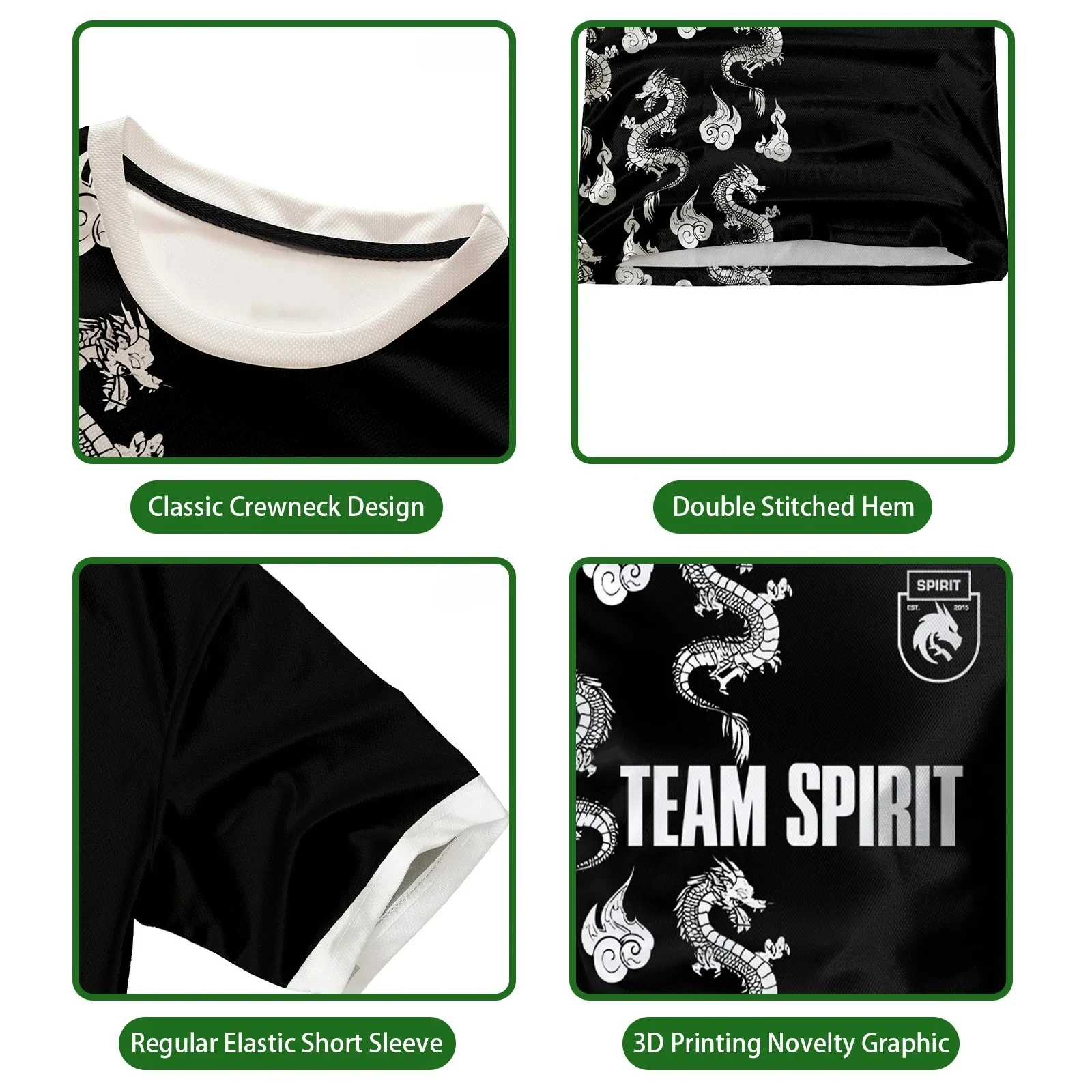 2024 Новая футболка Team Spirit Джерси Dota CS GO ESports Game Uniform Мужская футболка Player Donk Sports Contest Одежда Футболки для фанатов (art.: 3920cda253a8a) - 3920cda253a8a