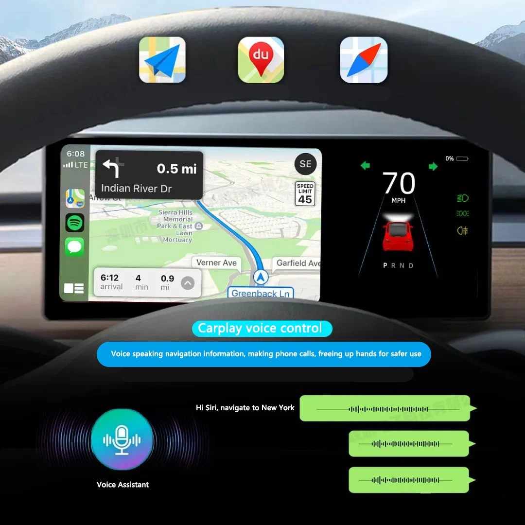 Модель 3 Y 8 9 дюймовая панель сенсорный автомобильный портативный беспроводной