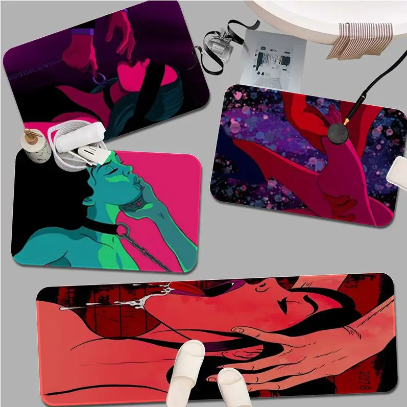 

Sexy Pink Entrance Door Mat Rectangle Anti-slip Home Soft Badmat Front Door Indoor Outdoor Mat Toilet Rug