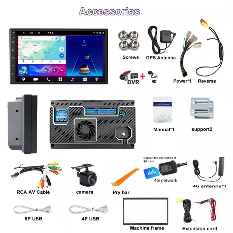 Автомагнитола Android 15 для VW GOLF IV 1998-2006, 7-дюймовый мультимедийный экран, Carplay, 1024*600 QLED, беспроводная, 4 ГБ+64 ГБ (art.: 3920d9f7b5a7b) - 3920d9f7b5a7b