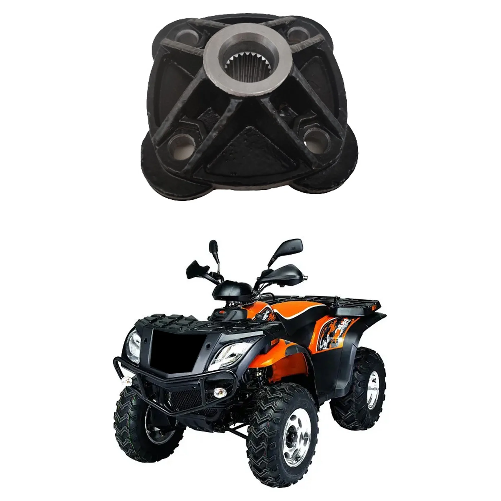 Ступица заднего колеса в сборе для Linhai 260Cc 300Cc ATV BUYANG 21018 Quad Parts