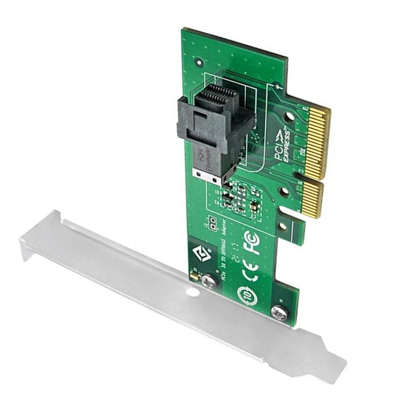 

PCIE4.0 X4 для однопортового адаптера, карта памяти FF-8643 U.2 Nvme, плата расширения PCIE4.0, разделенная карта U2, карта адаптера