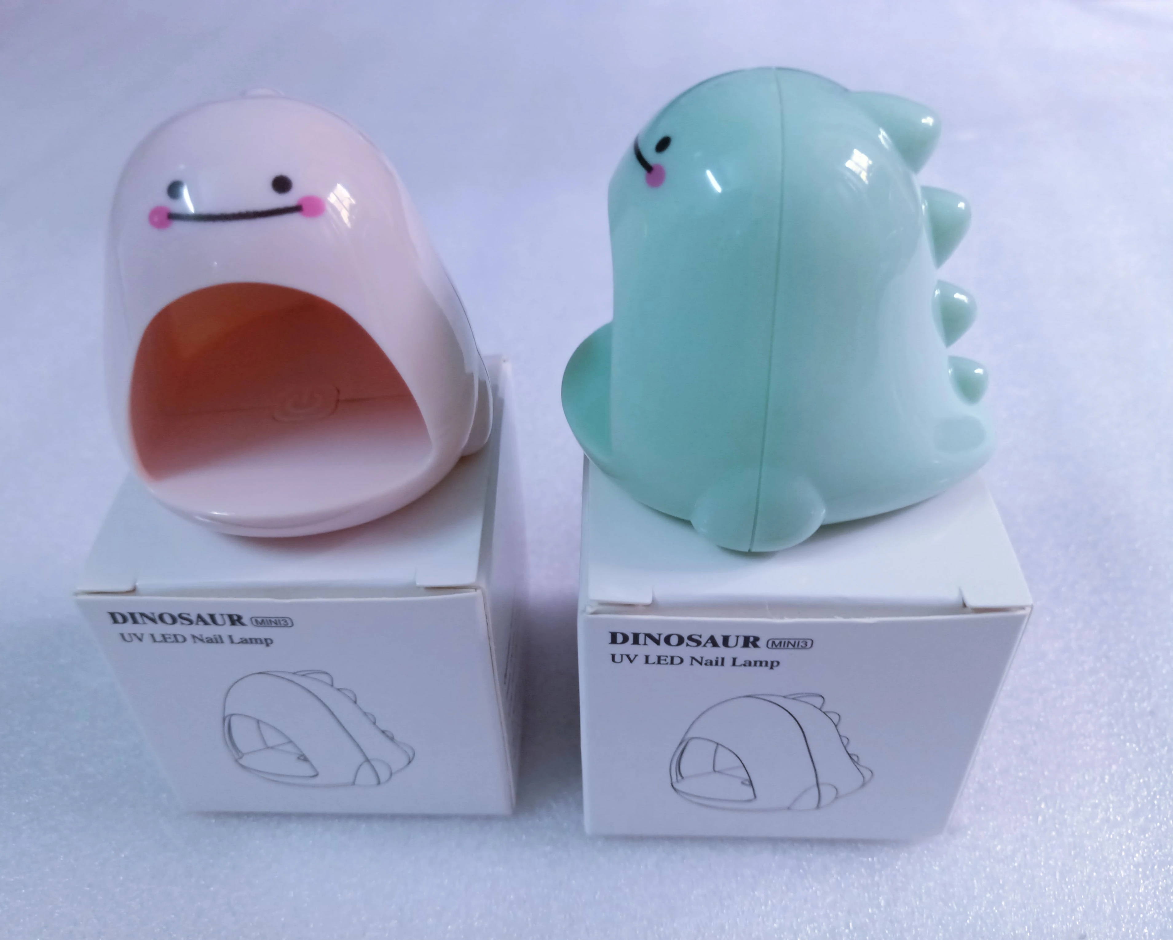 Minilámpara de secado de uñas, lámpara de secado de Gel de un solo dedo con USB, 4 cuentas de dinosaurio, lámpara de fototerapia para uñas, 2022