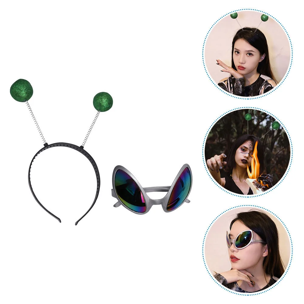 

Role Play Outfits Hair Accessory Fashion Festival Headdress Funny Party Hoops Creative Eyeglasses