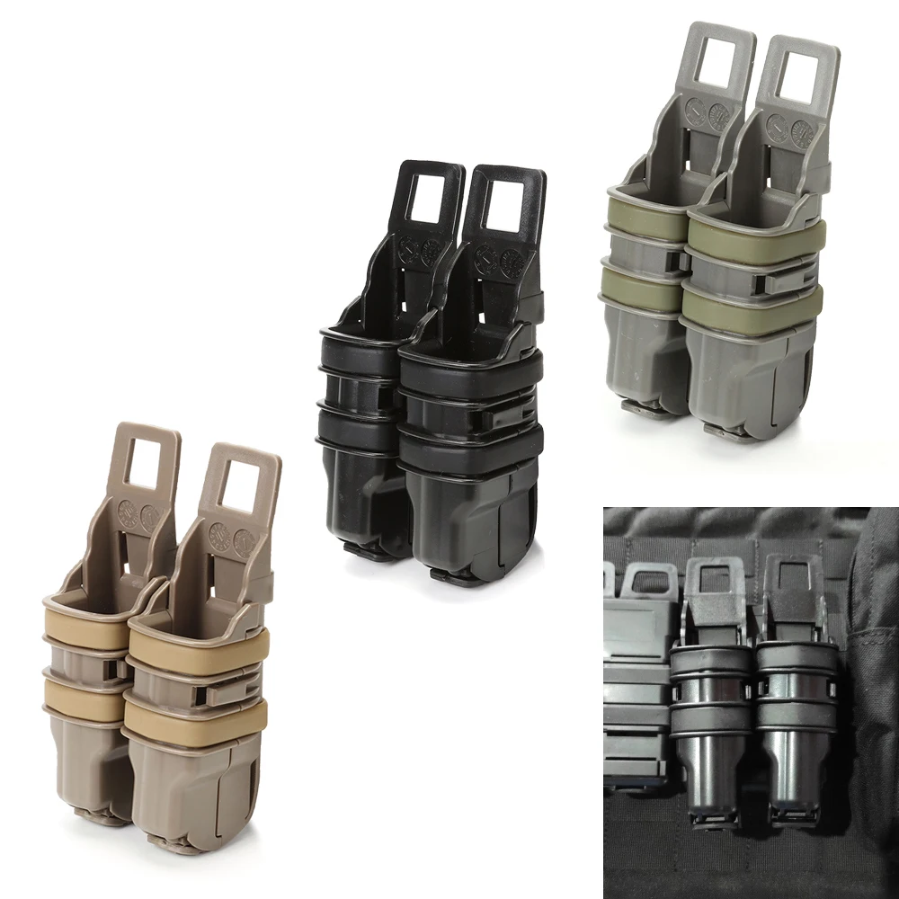 

Fast Mag Pouch Military Tactical Molle Clip Gen3 Pistol 2 Magazine Pouch Holder Bag Holster Airsoft Shooting Hunting Accessories