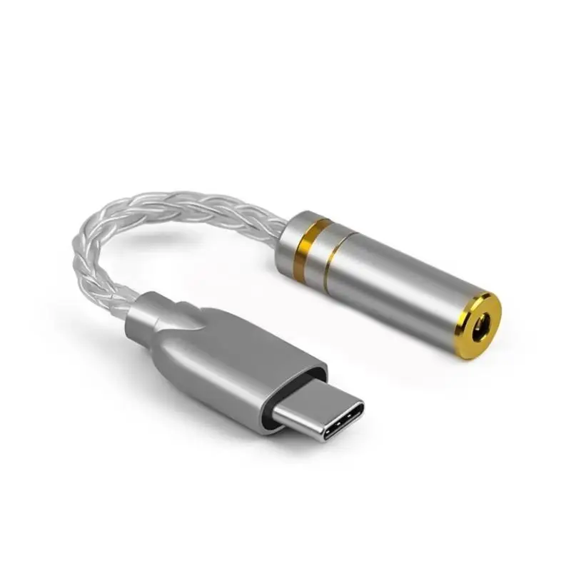 Фото 31BA USB C до 3,5 мм/2,5 мм/4,4 мм Звуковой адаптер Тип C Кабель-адаптер для наушников Звуковой адаптер с адаптером чипа ALC5686 №4