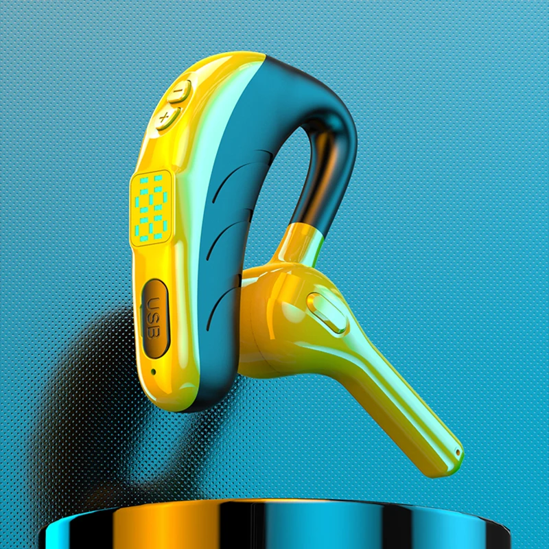 

X13 Bluetooth Single Earphone LED Display Long Standby Business Wireless Headphone Sports Noise Reduction Game Headset With Mic