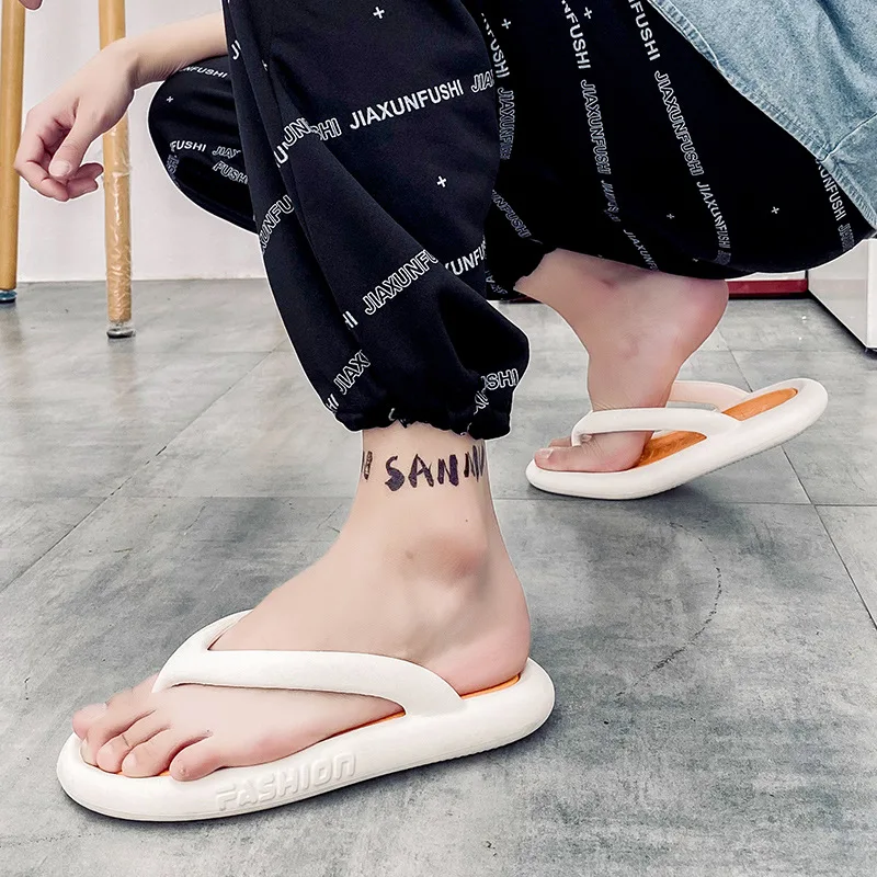 

Summer Beach Thick Platform Slipper Sandals Women Korean Eva Slippers for Home Flip Flops Women's Soft Sole Cloud Slippers