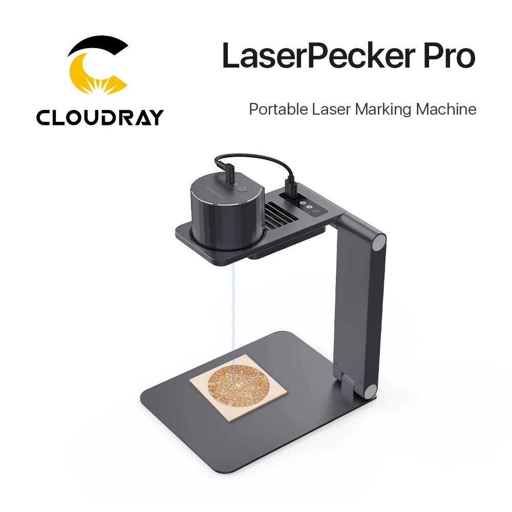 

Cloudray DIY Laser Engraver LaserPecker Pro Laser Marking Portable Laser Machine 1.6W 3D Printer Desktop Etcher Cutter Engraving