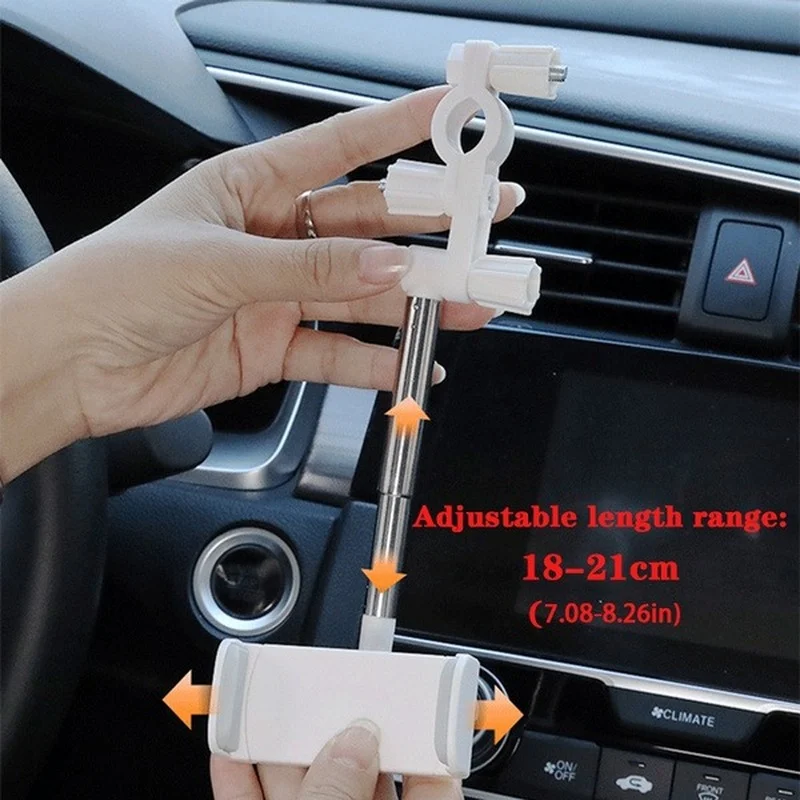 rearview mirror mount car phone holder universal gps navigation phone bracket 360 rotation adjustable support stand free global shipping