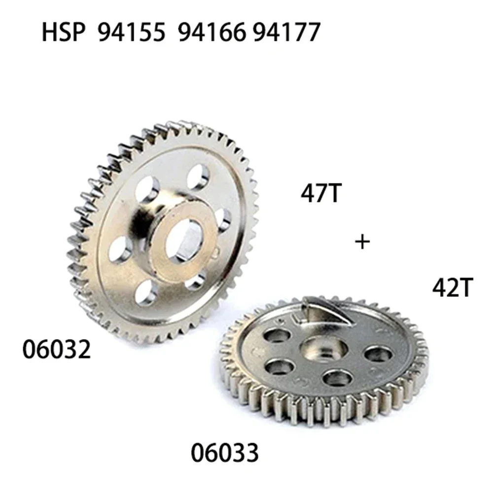 HSP 94155 166 177 1 10 большая шестерня 06032 металлические зубья 47T большие маленькие 42T