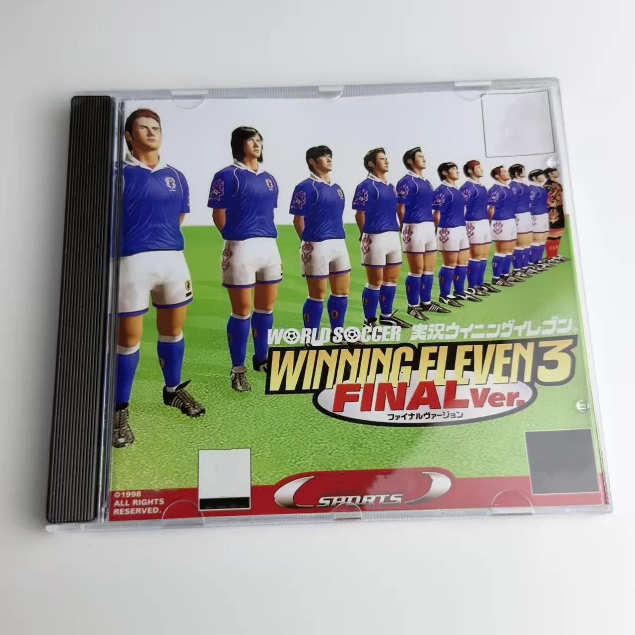Фото Высококачественный репродукционный диск для PS1: World Soccer Jikkyou Winning Eleven 3 Final Ver (JP-версия с вибрацией, без инструкции) №1