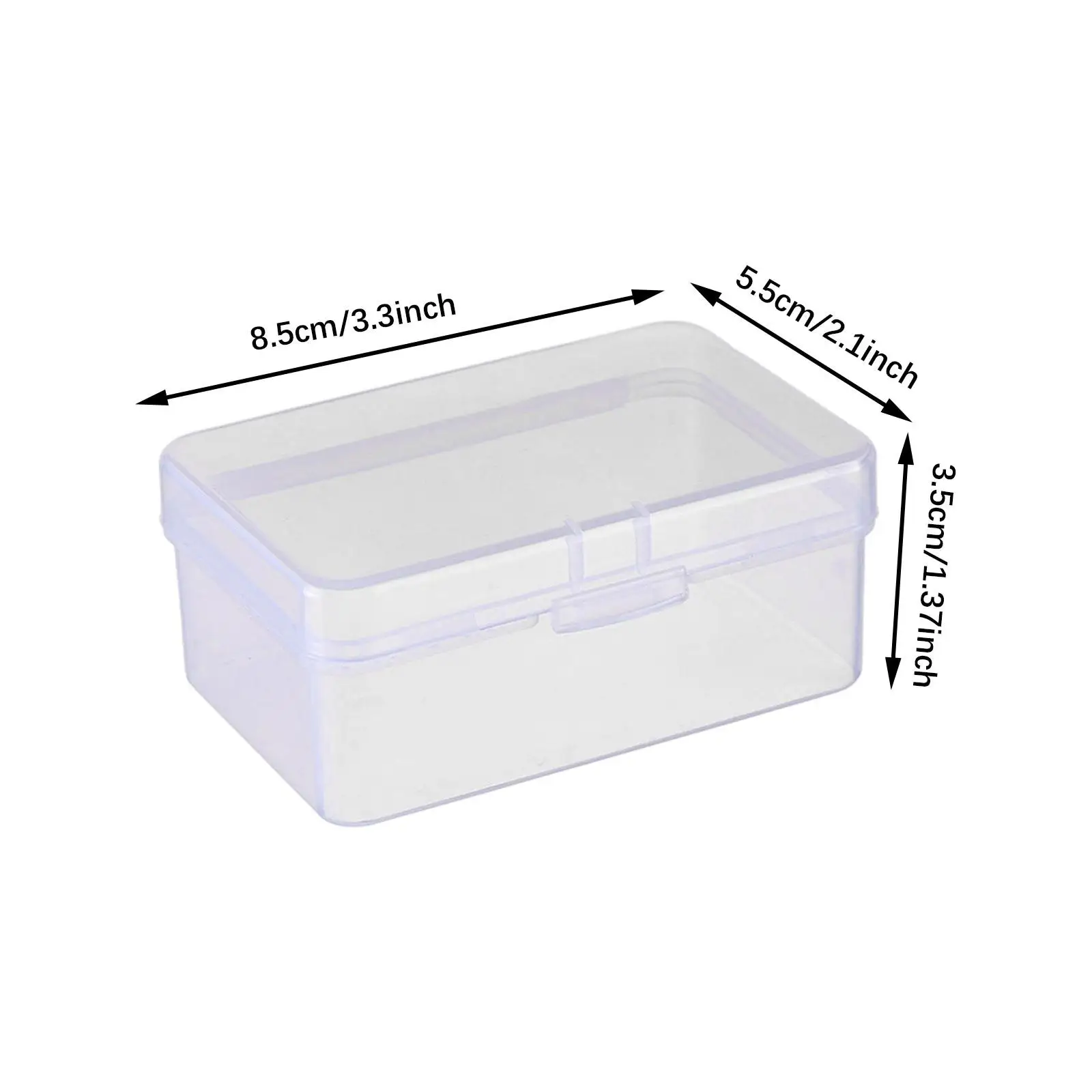 5x прозрачные ящики для хранения Пустой органайзер офисных настольных поделок