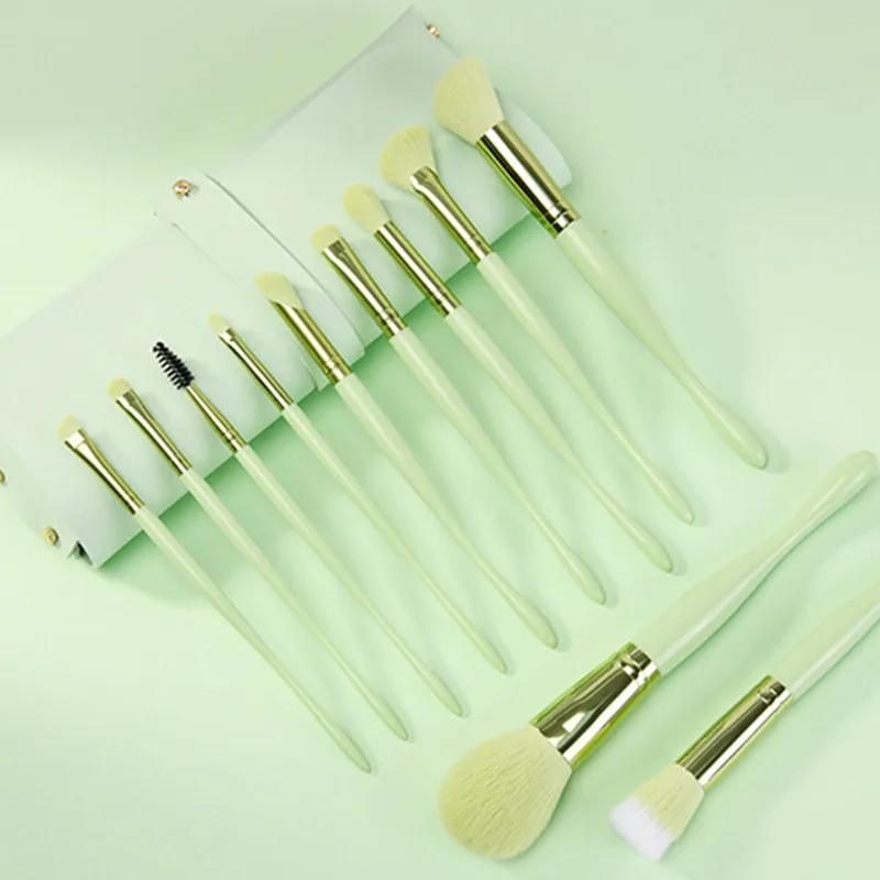 

Luxury 8/11Pcs Makeup Brushes Tool Set Cosmetic Powder Eye Shadow Foundation Blush Blending Beauty Make Up Brush Maquiagem