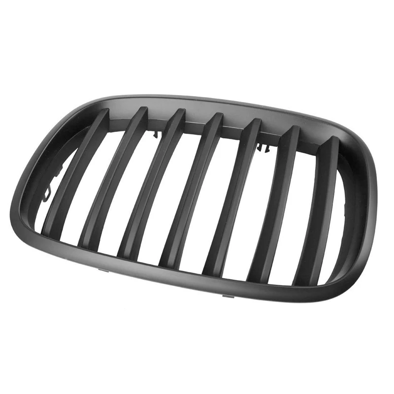 Матовая Черная передняя решетка для BMW X5 E70 07-13 2 шт.