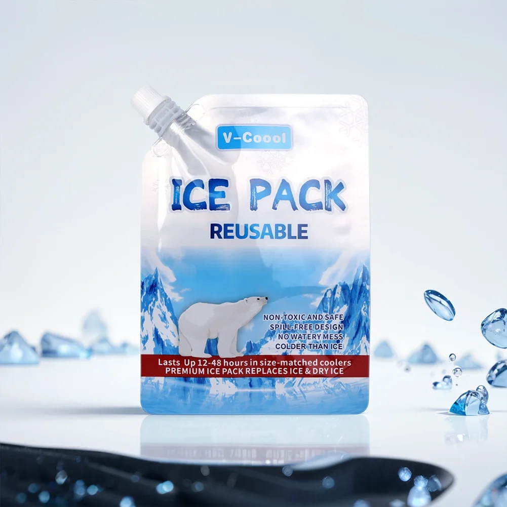 6 шт. охлаждающие гелевые пакеты для кемпинга и рыбалки до 48 часов