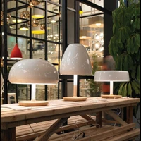 postmodern mushroom table lamp nordic white electroplated mminimalist light living room bedside restaurant e27 iron table lamp