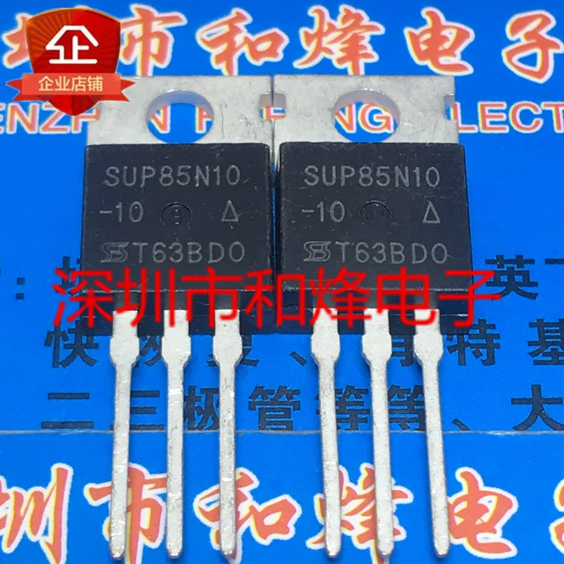 

5PCS-10PCS SUP85N10-10 TO-220 100V 85A On Stock New And Origjnal