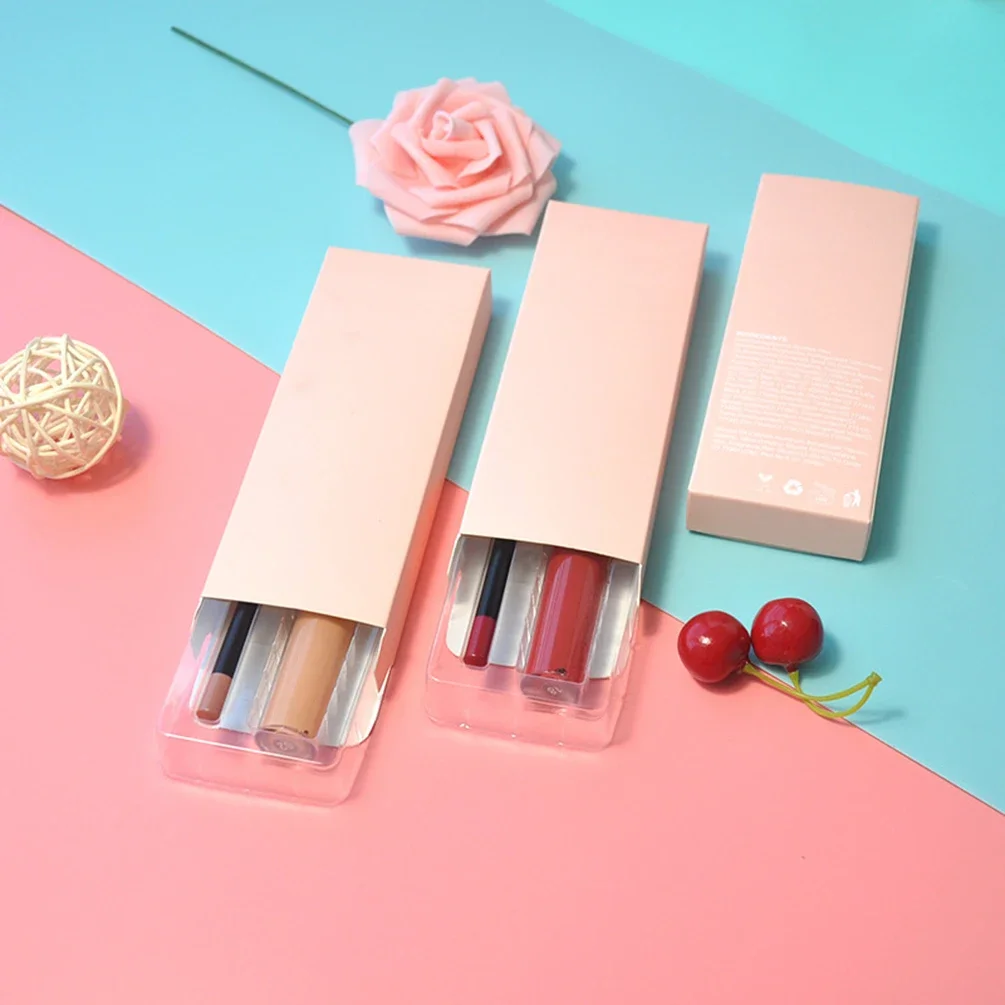 Набор жидкой помады и подводки для губ Private Label с индивидуальным логотипом