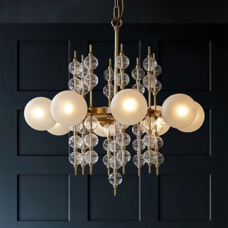 

Luxury White Glass Chandelier Creative Modern Light Fixture Long Warm Fixtures Hanging Living Room kitchen Island Indoor LED