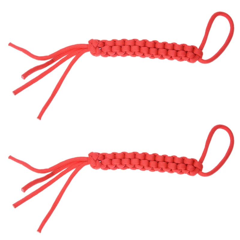 

2X Паракорд квадратный Плетеный нож/Фонарики/ключи/USB-накопители Lanyard