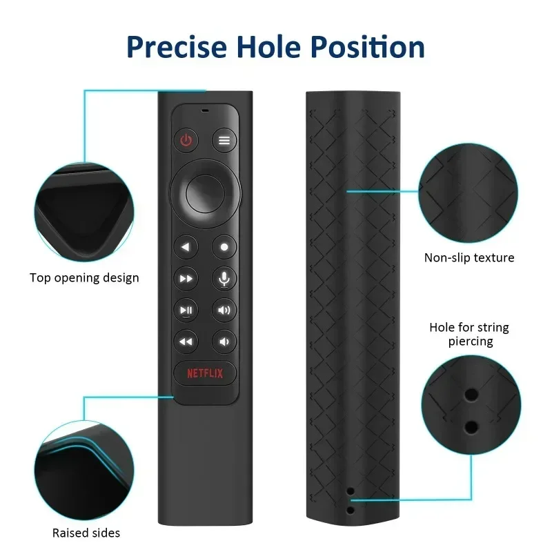 Чехол с пультом дистанционного управления для NVIDIA Shield TV Pro 4K HDR силиконовый