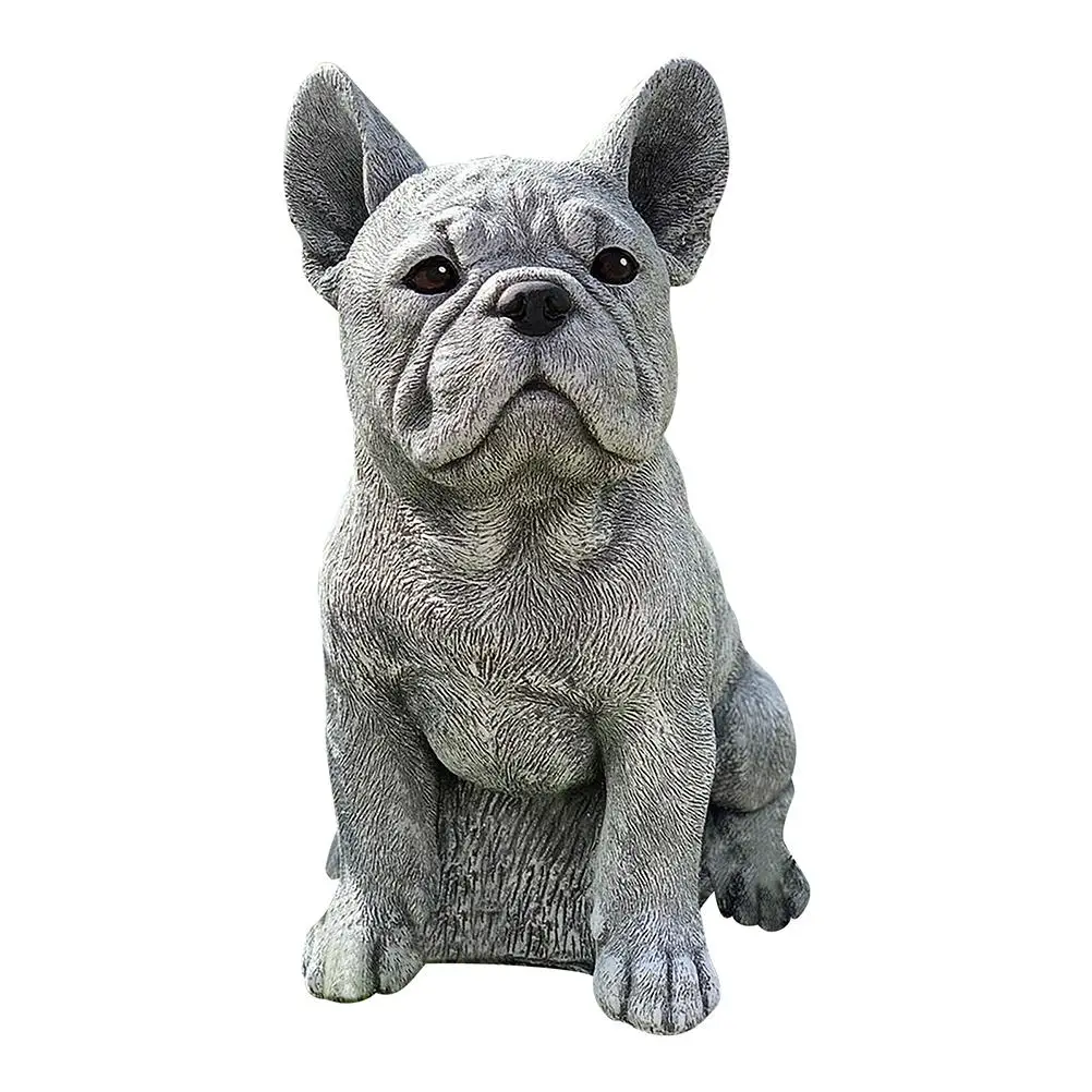 

Garden Dog Statue Ornament Realistic Resin Animal Sculpture for Outdoor Decoration Dog Lover Gift